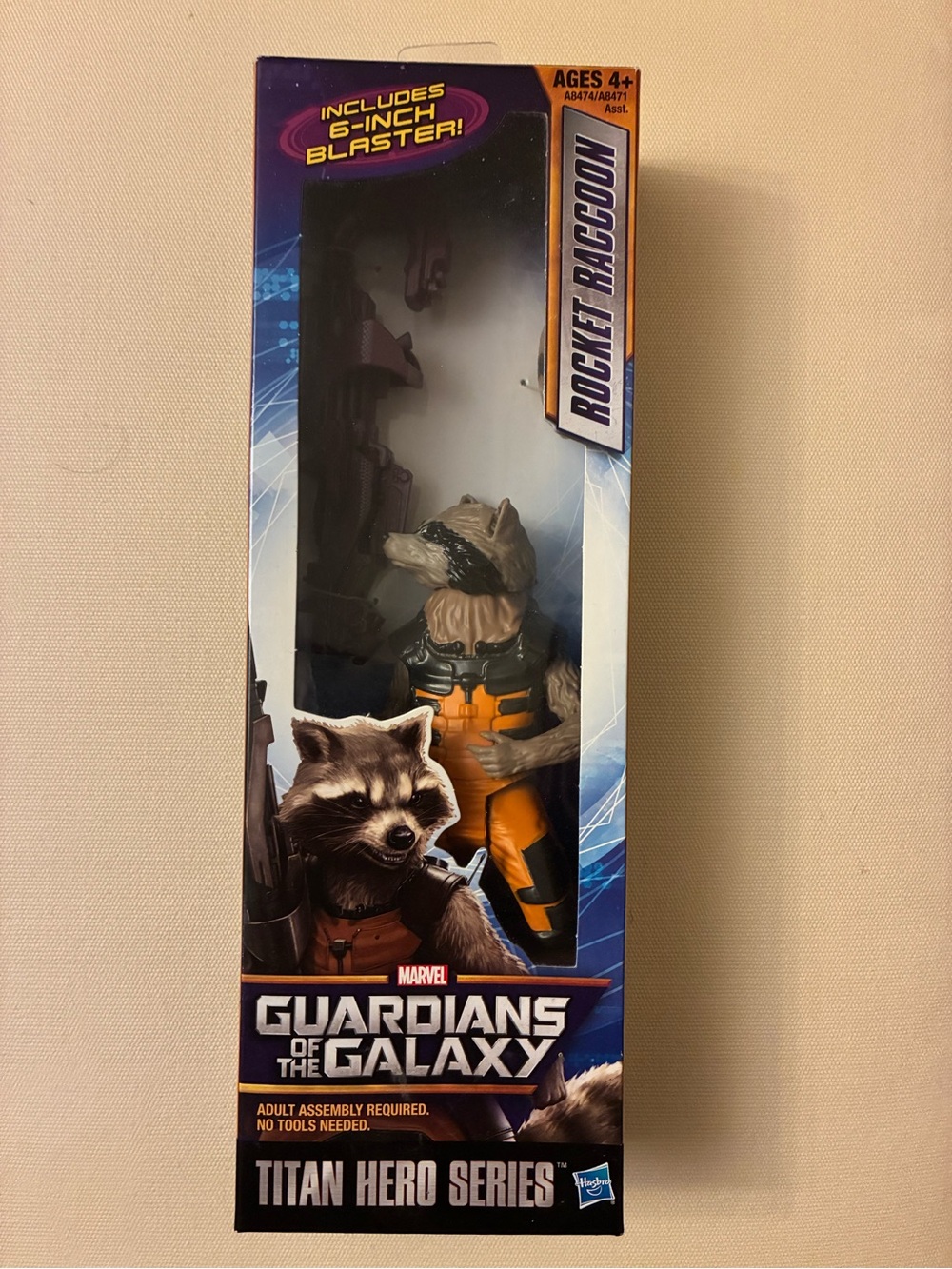 2013 Marvel Guardians of the Galaxy Titan Hero - Rocket Raccoon